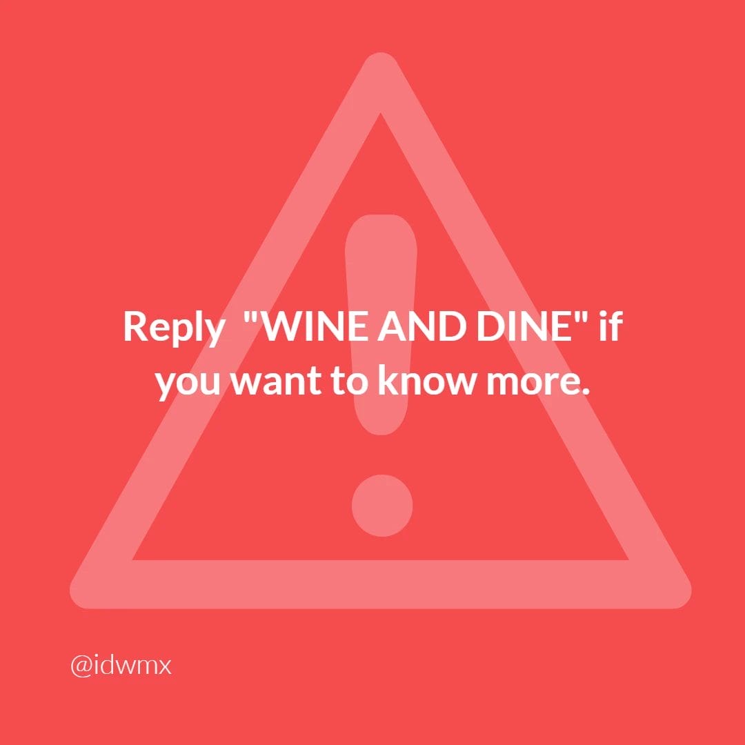 Wine and Dine it first